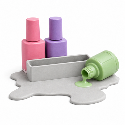 Nail Tech Business Card Holder | Salon Desk Display Organizer for Beauty Professionals